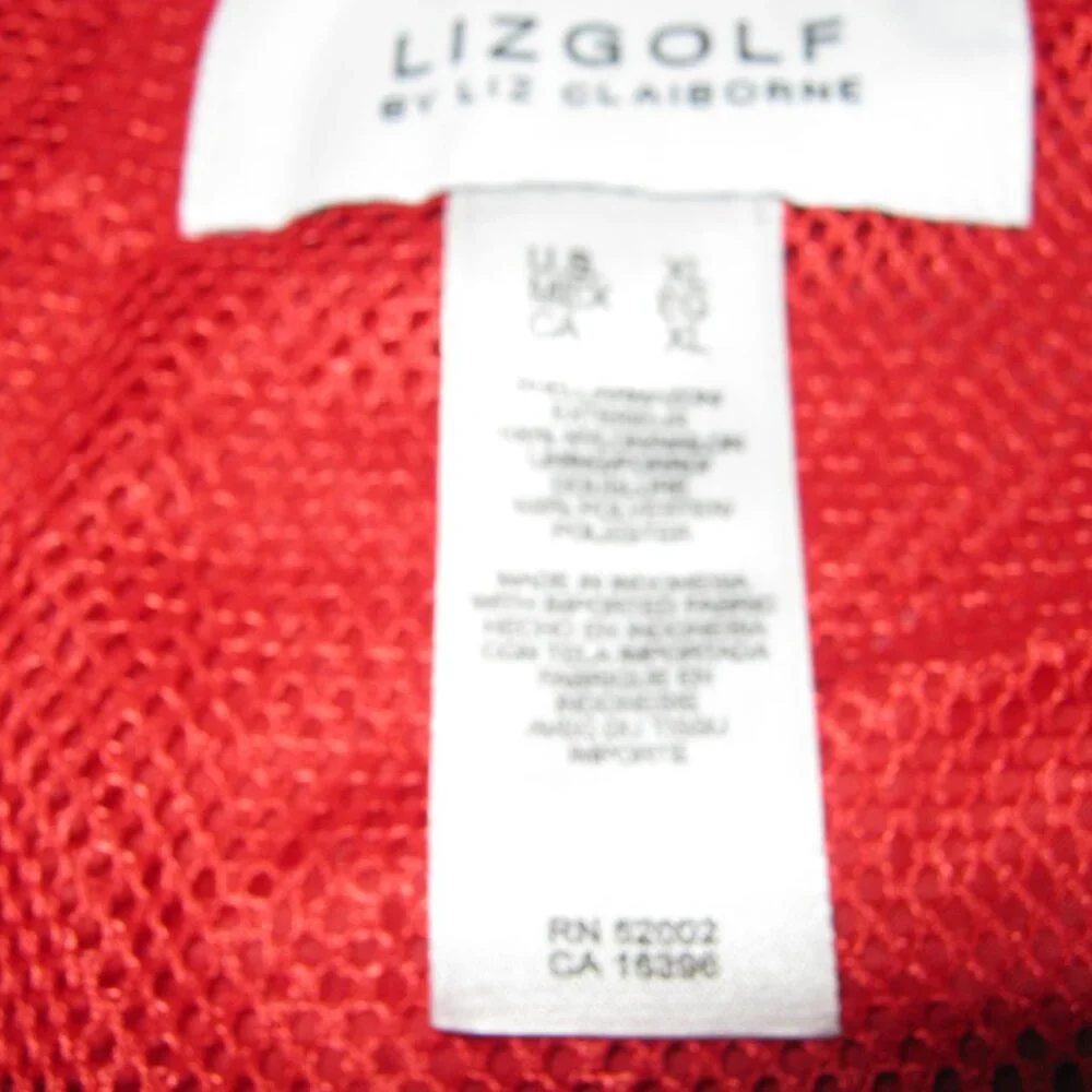 Liz Golf Nylon Vest - Red XL. New without Tags - Picture 3 of 6